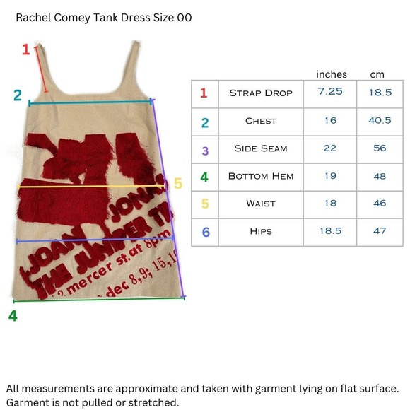 Rachel Comey Tank Mini Dress Joan Jonas Fringe Twill Red Juniper Tree $695 Sz 00 - Picture 3 of 16
